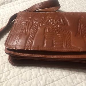 A genuine leather brown bag from Egypt!
